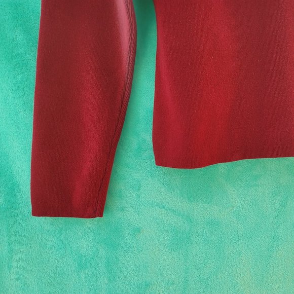 Gorgeous vintage I.N.C. red mock turtleneck size medium - Picture 4 of 8